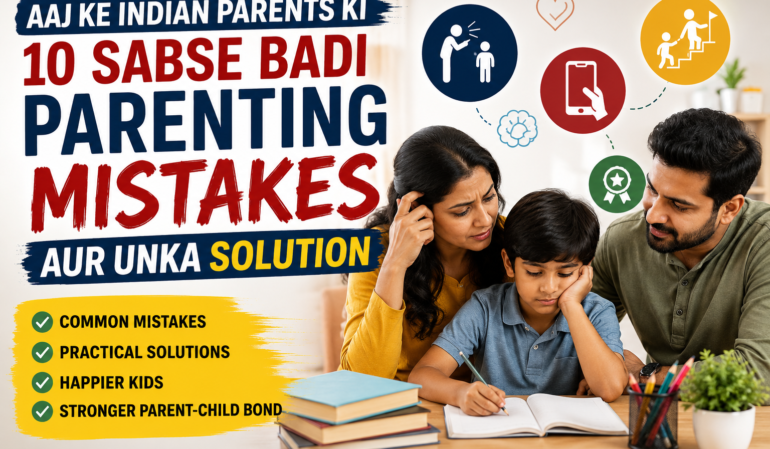 Aaj Ke Indian Parents Ki 10 Sabse Badi Parenting Mistakes Aur Unka Solution